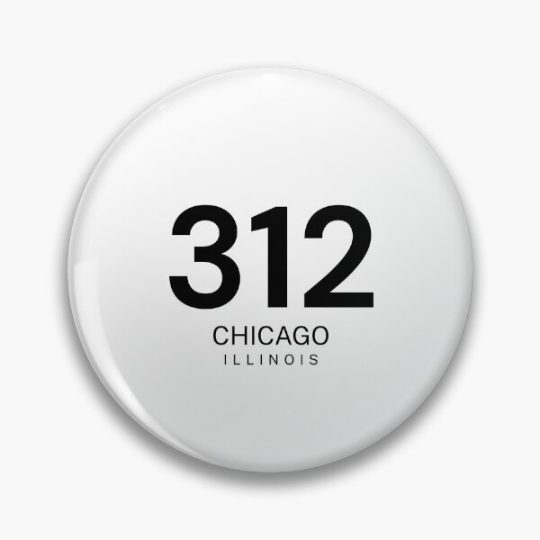 Item preview, 312 Chicago Illinois Minimalist Area Code designed and sold by Paper Drip.