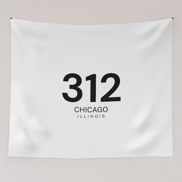 Item preview, 312 Chicago Illinois Minimalist Area Code designed and sold by Paper Drip.