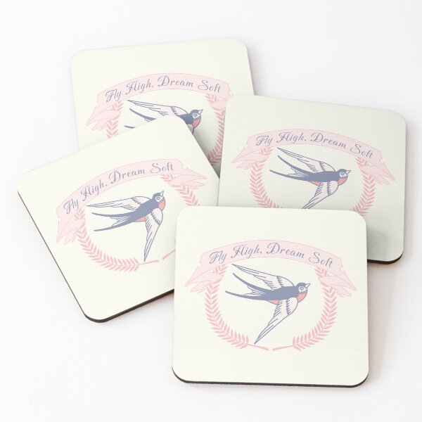 Item preview, Fly High, Dream Soft – Swallow Illustration designed and sold by AngryToro.