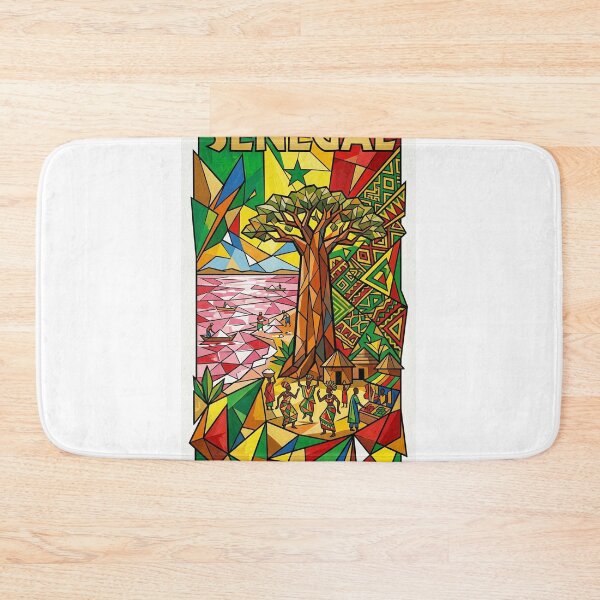 Item preview, Senegal Cubist Art Poster – Baobab African Art Wall Decoration – ZK PRO designed and sold by zalakopro.