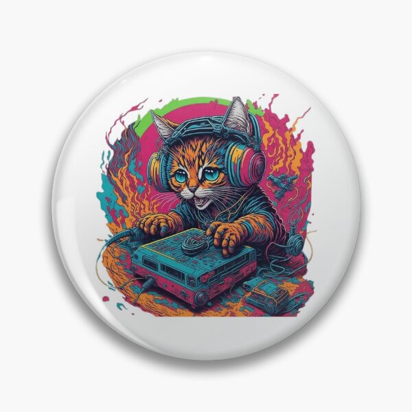 Item preview, The DJ Cat designed and sold by shyam baba design.