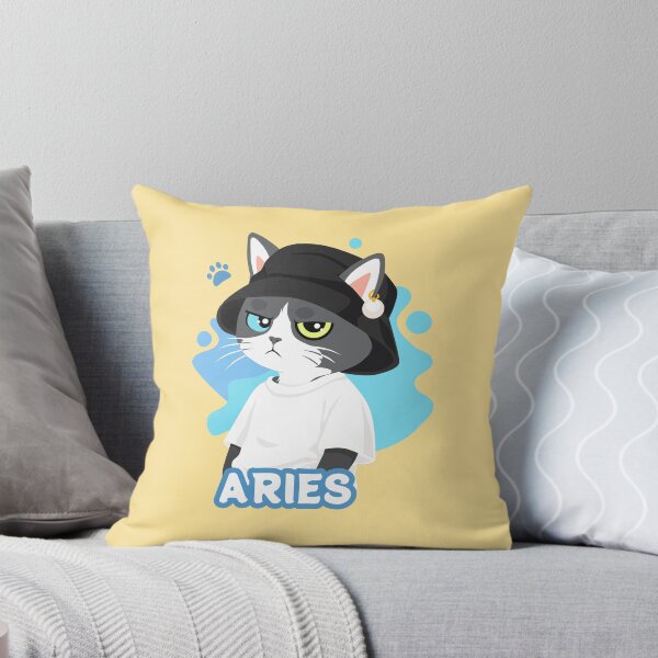 Item preview, Aries Grumpy Cat designed and sold by Kau_eunoia_arte.
