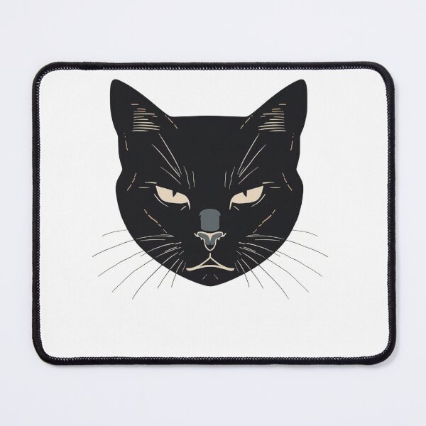 Item preview, Mystic Black Cat Face Design designed and sold by aminomen.