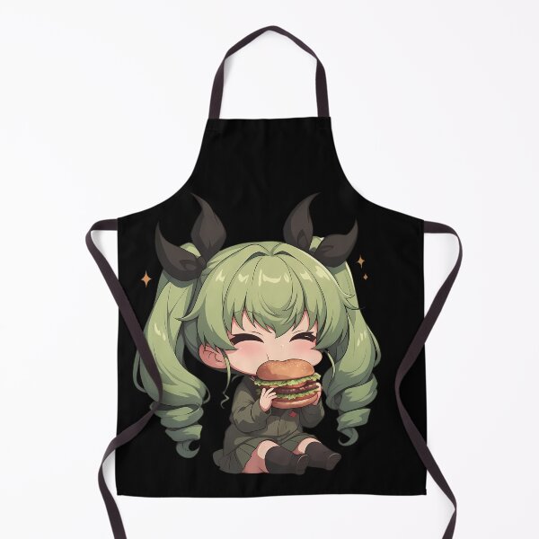 Item preview, Anchovy Girls und Panzer Chibi Burger Kawaii Feast designed and sold by earlobejerk.