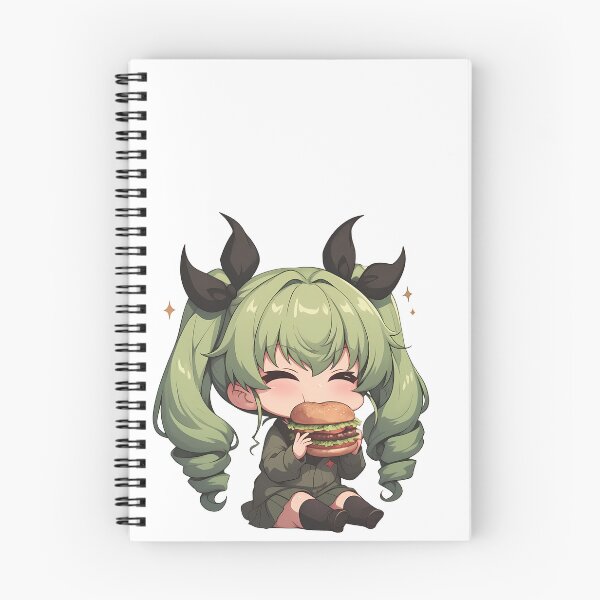 Item preview, Anchovy Girls und Panzer Chibi Burger Kawaii Feast designed and sold by earlobejerk.