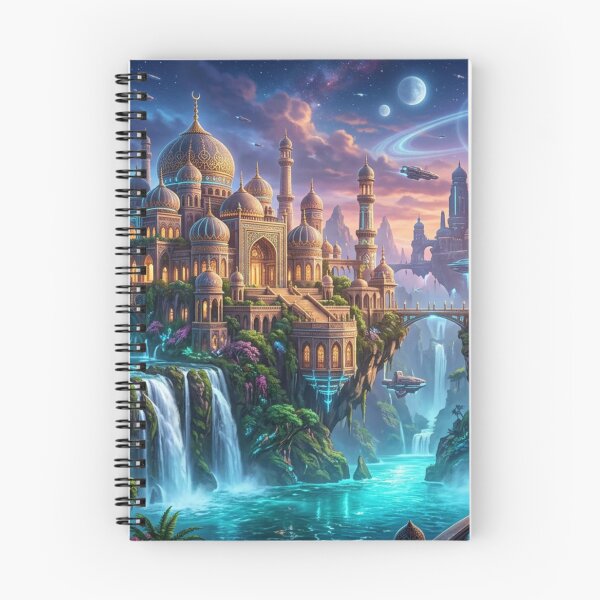 Item preview, Sky city above waterfalls designed and sold by Sigtrix.