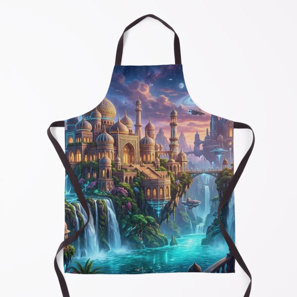 Item preview, Sky city above waterfalls designed and sold by Sigtrix.