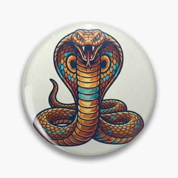 Item preview, Vibrant Cobra Snake Illustration designed and sold by BoldConcept43.