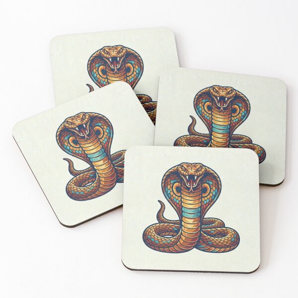 Item preview, Vibrant Cobra Snake Illustration designed and sold by BoldConcept43.