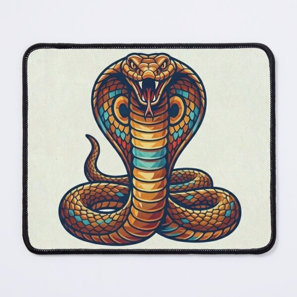 Item preview, Vibrant Cobra Snake Illustration designed and sold by BoldConcept43.