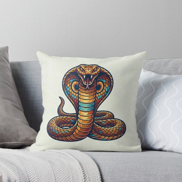 Item preview, Vibrant Cobra Snake Illustration designed and sold by BoldConcept43.