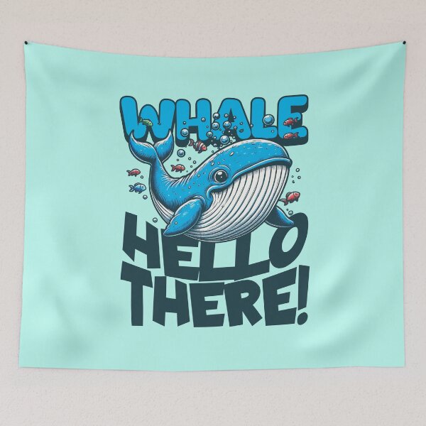 Item preview, Whale Hello There! designed and sold by AngryToro.