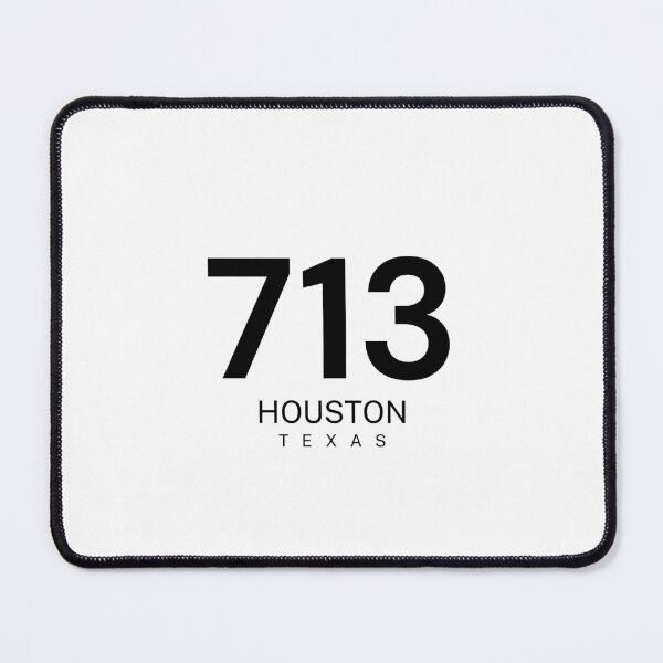 Item preview, 713 Houston Texas Minimalist Area Code designed and sold by Paper Drip.