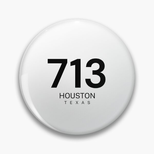 Item preview, 713 Houston Texas Minimalist Area Code designed and sold by Paper Drip.