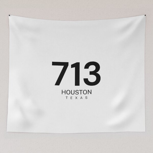 Item preview, 713 Houston Texas Minimalist Area Code designed and sold by Paper Drip.