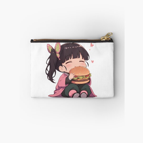 Item preview, Kanao Tsuyuri Demon Slayer Chibi Burger Butterfly Charm designed and sold by earlobejerk.
