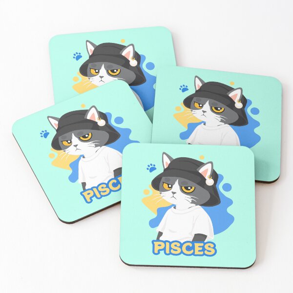 Item preview, Pisces Grumpy Cat designed and sold by Kau_eunoia_arte.