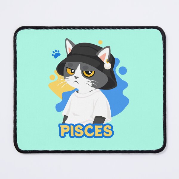 Item preview, Pisces Grumpy Cat designed and sold by Kau_eunoia_arte.