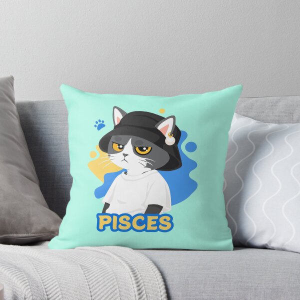 Item preview, Pisces Grumpy Cat designed and sold by Kau_eunoia_arte.