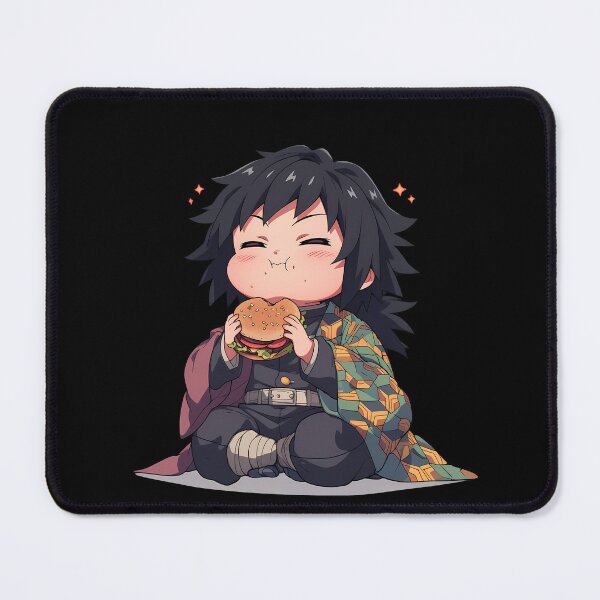Item preview, Giyu Tomioka Demon Slayer Chibi Burger Calm Snack Moment designed and sold by earlobejerk.