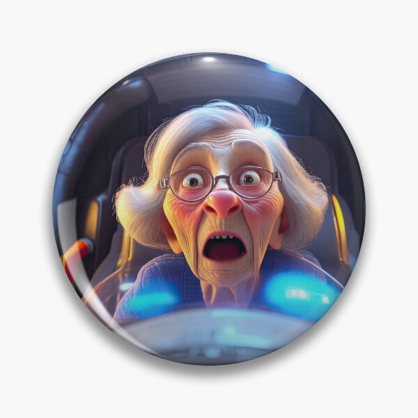 Item preview, Old Woman in a space ship designed and sold by Colin Bentham.