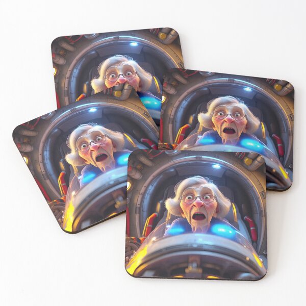 Item preview, Old Woman in a space ship designed and sold by Colin Bentham.