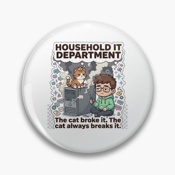 Item preview, Household IT Department designed and sold by IntrovertEngineer11.