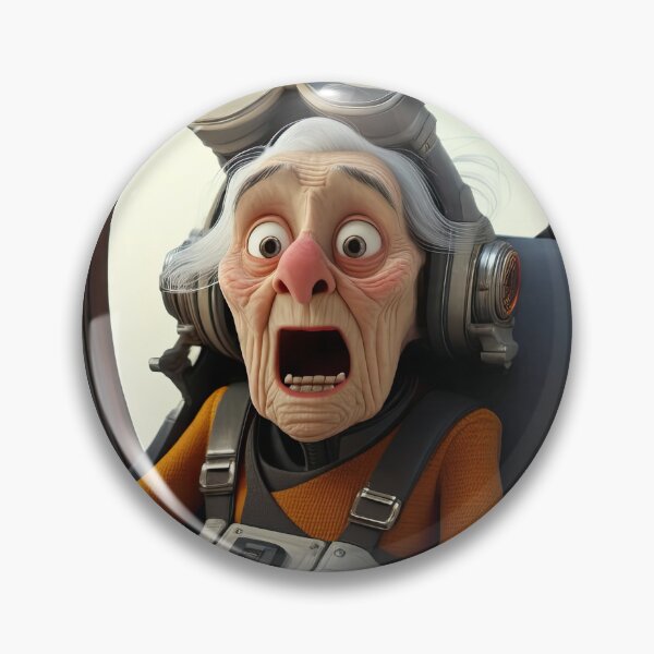 Item preview, Old Woman in a space ship designed and sold by Colin Bentham.