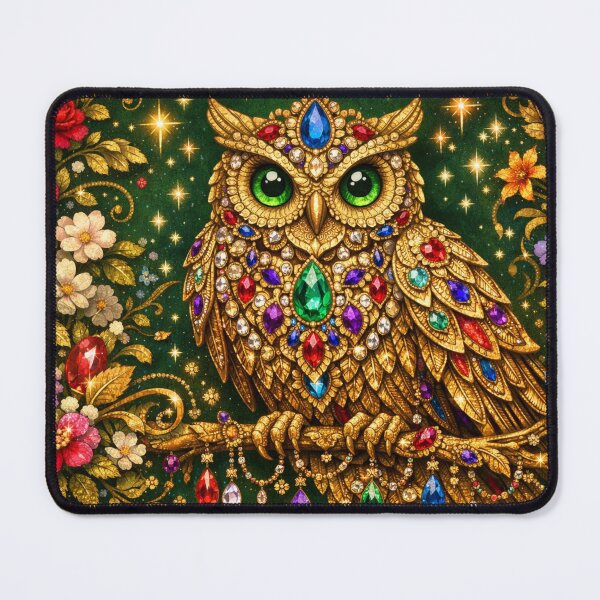 Item preview, Jeweled owl in the starlight designed and sold by Sigtrix.