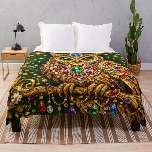 Item preview, Jeweled owl in the starlight designed and sold by Sigtrix.