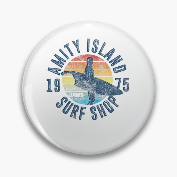 Item preview, Jaws Amity Island Surf Board Poster Graphic Today designed and sold by NatividadNastas.