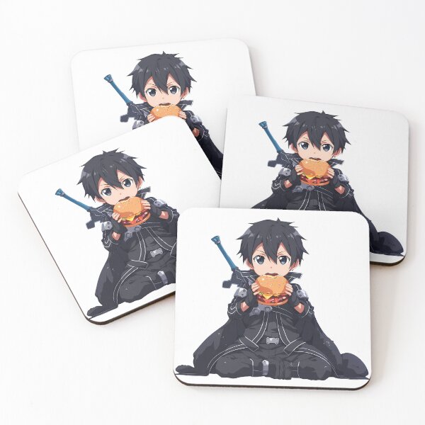 Item preview, Kirito Sword Art Online Chibi Burger Black Swordsman Snack designed and sold by earlobejerk.