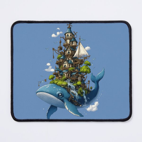 Item preview, Sky Whale Fantasy Floating Kingdom designed and sold by mr.bardook.