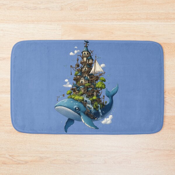 Item preview, Sky Whale Fantasy Floating Kingdom designed and sold by mr.bardook.