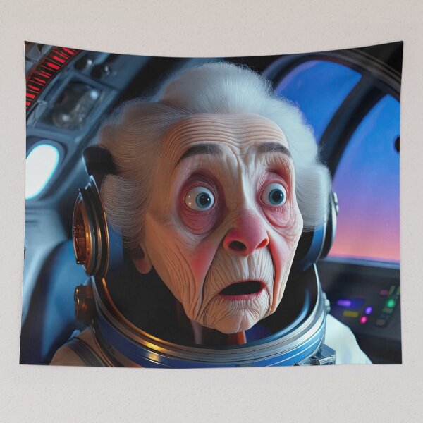 Item preview, Old Woman in a space ship designed and sold by Colin Bentham.