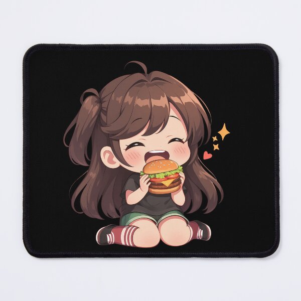 Item preview, Mizuhara Chizuru Rent A Girlfriend Chibi Burger Cheer designed and sold by earlobejerk.