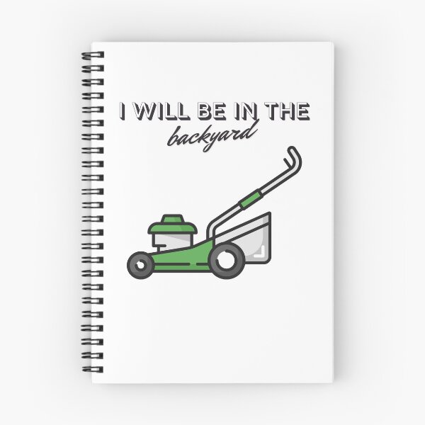 Item preview, lawn dad i will be in the backyard fathers day designed and sold by sydney-syder.