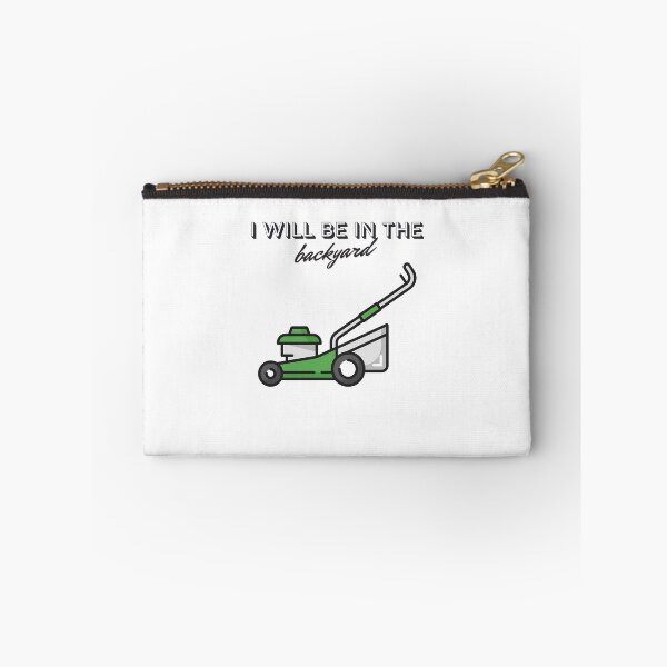 Item preview, lawn dad i will be in the backyard fathers day designed and sold by sydney-syder.