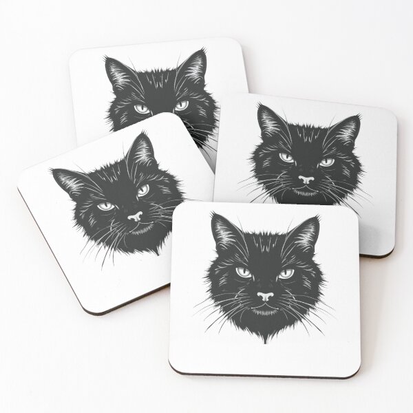 Item preview,  Mystic Black Cat Face Design designed and sold by aminomen.