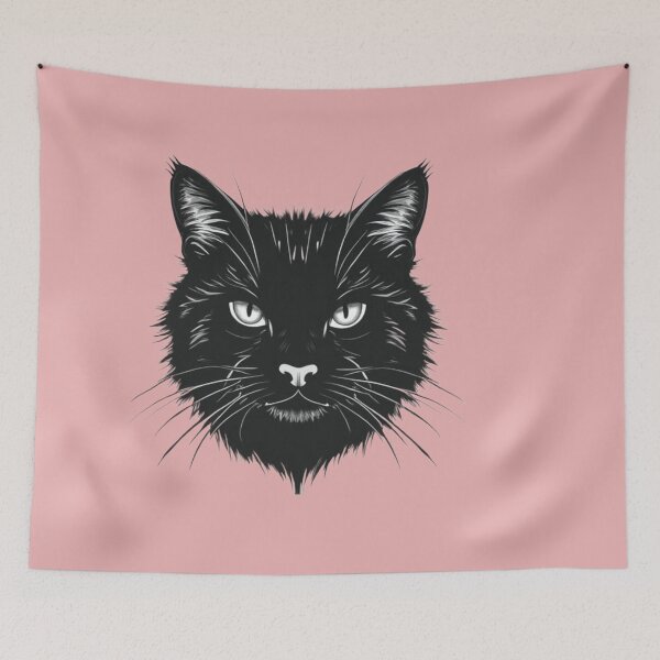 Item preview,  Mystic Black Cat Face Design designed and sold by aminomen.