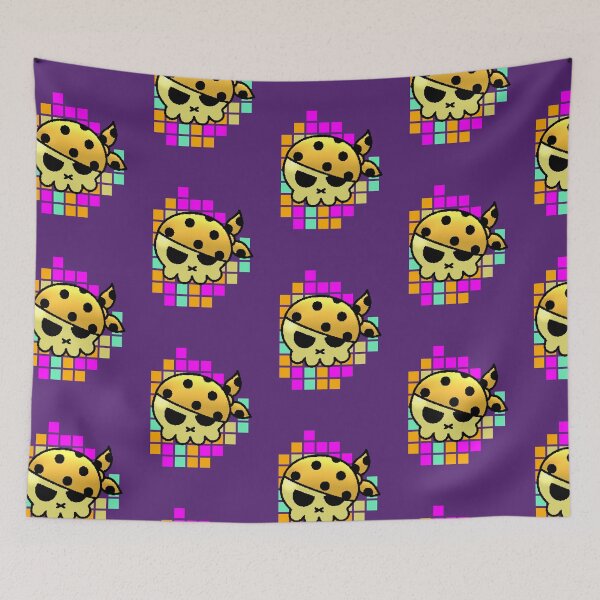 Item preview, Pixel Skull Pirate Bandana 8-Bit Neon designed and sold by AstronautMerch.