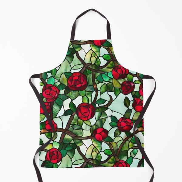 Item preview, Red Rose Dense Canopy Stained Glass Photo Texture designed and sold by DigitaICraft.