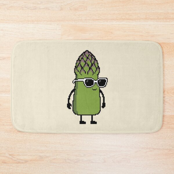Item preview, Asparagus green Pixel designed and sold by White Rim Mates.