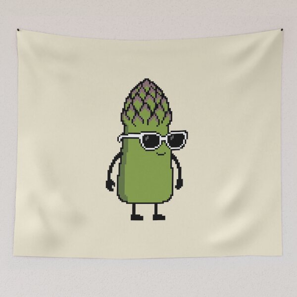 Item preview, Asparagus green Pixel designed and sold by White Rim Mates.