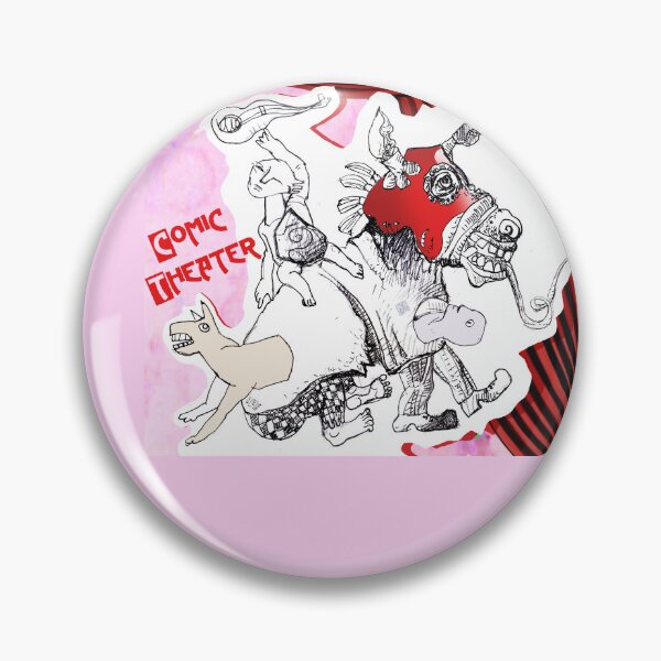 Item preview, Comic Theater With Circus Horse, Clowns, Dog, Singer (Drawing by ACCI)  designed and sold by VanyssaGraphics.