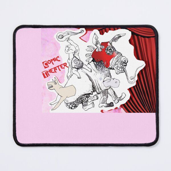Item preview, Comic Theater With Circus Horse, Clowns, Dog, Singer (Drawing by ACCI) designed and sold by VanyssaGraphics.