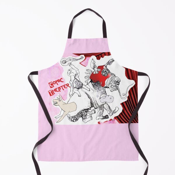 Item preview, Comic Theater With Circus Horse, Clowns, Dog, Singer (Drawing by ACCI) designed and sold by VanyssaGraphics.