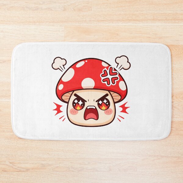 Item preview, Cute Angry Fire Eyes Rage Mushroom designed and sold by Tom-Riley.