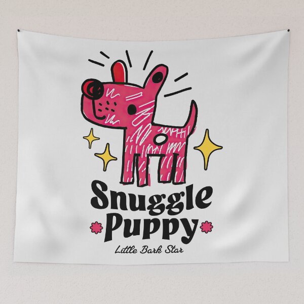 Item preview, Snuggle Puppy – Little Bark Star designed and sold by AngryToro.