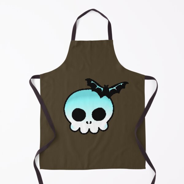 Item preview, Pixel Skull Ice Cyan Spooky Minimal designed and sold by AstronautMerch.